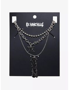 Ice Nine Kills Logo Necklace Set Ice Nine Kills Logo, Ricky Horror Olson, Ice Nine Kills, Ricky Horror, Ice Nine, Logo Necklace, Band Camp, Band Merch, A Necklace