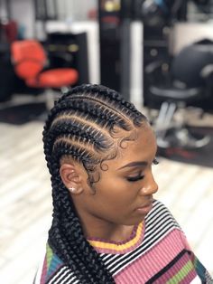 pinterest : @kjvougee ‘ 🍭 follow for more poppin’ pins! 💋 #feederbraids 💓 Trendy Cornrows, Cornrows And Twists, Feed In Braid, Frontal Hairstyles, Hair Laid