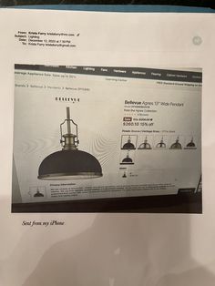 an image of a website page with lights on it's display screen and instructions for how to use them