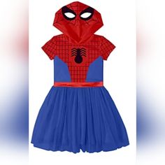 a spider - man dress is shown in this image