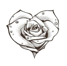 a black and white drawing of a rose with the words my styles written below it