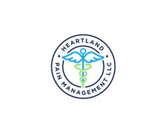 the logo for heart and pain management, which is designed to look like a medical symbol