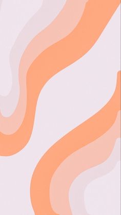 an orange and white background with wavy lines