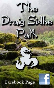 the dragg side path facebook page with moss covered rocks and trees in the background