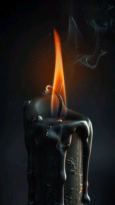 #Smoke#Fire#Flame#Candle Candle In The Dark Photography, Candle Flame Aesthetic, Flame Reference, Black Candle Aesthetic, Candles Reference, Candle Light Photography, Candle In The Dark, Candle Fire, Candle Flower