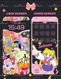 an advertisement for the anime game sailor moon, featuring cartoon characters and their name on it