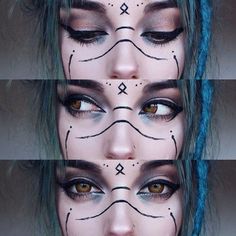 Best Inspiration Mate Makeup : Witchy makeup   Best Inspiration Mate Makeup : Witchy makeup -Read More –", "pinner": {"username": "inspirefashionUSA", "first_name": "Fashion Inspire USA", "domain_url": "fashioninspire.net", "is_default_image": false, "image_medium_url":.. Witch Make Up Halloween, Shaman Makeup, Contacts Lenses