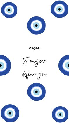 an eye pattern with the words anaca des que and it's blue eyes