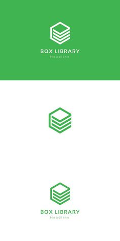 the box library logo is shown in green and white