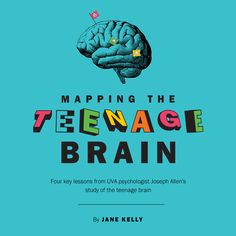 a book cover with the title maping the teenage brain