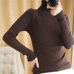 This is perfect for those who are looking for a clothing for a good price. It is fashionable, stylish, and it will look great on anyone who wears it. Do you wanahavit? Trendy Brown Sweater, Trendy Brown Solid Color Sweater, Brown Knitted Turtleneck Top, Brown Stretch Soft Knit Top, Brown Knitted Long Sleeve Top, Brown Knitted Winter Tops, Brown Knitted Tops For Winter, Brown Knit Tops For Winter, Brown Solid Color Winter Top