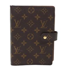 Louis Vuitton Agenda Mm Brown Canvas Wallet  (Pre-Owned) Louis Vuitton Agenda, Daily Organization, Canvas Wallet, Day Planner, Bottega Veneta Shoulder Bag, Planner Cover, Day Planners, Brown Canvas, Vintage Boutique