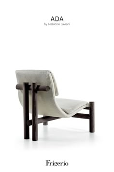 Armchair with structural wooden structure in a light hue of wood with padded curved waved seating structure covered in fabric Contemporary Modern Design, Cocktail Chair, White Cover, Sofa Chaise, Leisure Chair, Armchair Furniture, Armless Chair, Sofa Armchair, Lounge Chairs