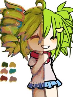 Mha Green Screen, Gacha Edit Oc, Gacha Life Oc Edit, Gacha Character Ideas, Gacha Edit Tutorial, Gacha Life Characters, Gacha Club Hair, Hair Gacha, Gacha Art