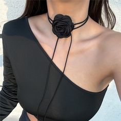 ✦ Featuring a captivating rose pendant made with Korean wool, this eye-catching choker exudes a celebrity vibe that will have you standing out in any crowd. The intricate design and unique combination of colors make this choker a true work of art, while the comfortable fit ensures you'll want to wear it all day long. Don't settle for ordinary accessories - step into the spotlight with this exquisite piece that's sure to turn heads! ----------- DETAILS ------------ Patterns: Large Necktie/ Small Rose Flower Jewelry For Party, Rose-colored Flower Jewelry For Party, Spring Party Choker Necklace, Trendy Flower Necklaces For Party, Trendy Flower Shape Necklaces For Party, Chic Flower Necklaces For Party, Trendy Flower Choker Necklace As Gift, Trendy Flower Choker Necklace Gift, Trendy Flower Necklace For Party