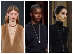 6 Best Fall 2024 Jewelry Trends From Fashion Week | Marie Claire Popular Necklaces 2024, Trend Necklace 2024, Jewelry Trends 2024 2025, Trendy Silver Jewelry, Jewelry 2024, 2024 Jewelry, 80s Jewelry, Fall 2024 Fashion, Popular Necklaces