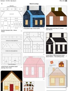 the instructions for how to make a paper house