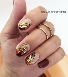 Fall Nails 3d, Fall Nail Inspiration, 3d Nail Designs, Makeup Nails Designs, Mens Nails, Fall Nail Trends, Unique Fall, 3d Nail, Fall Nail