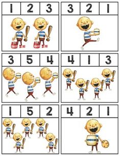 the numbers are arranged in different ways to make it easier for children to learn how to read