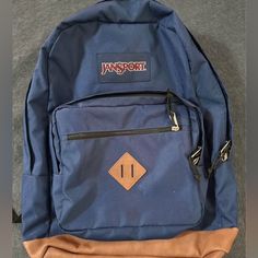 Jansport Bookbag Like New Never Used. No Tags Jansport Bookbag, Tan Backpack, Backpack Bags, Bag Accessories, Color Blue, Bag Lady, Mens Accessories, Like New, Backpacks