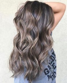 Brunette Balayage Hair To Hide Grey, Low Maintenance Hair Color Brunette With Gray, Hair Long To Short Before And After, Brunette With Highlights Blonde, Blend Grey Hair Highlights Dark Brown, Frosty Brown Hair, Easy Maintenance Hair Color Brunette, Fall Ombre Hair Brunette, Fall Dark Blonde Hair