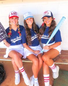 Nothing screams America quite like baseball!! ⚾️🧢 #bidday #sorority #outfitinspo #recruitment #adpi #alphadeltapi #baseball sorority merch, sorority designs, outfit inspo, recruitment, adpi, alpha delta pi, baseball, greek life, college Baseball Big Little Reveal Sorority, Baseball Sorority Theme, Big Little Themes, Concert Outfit Summer, Sorority Events, Bid Day Themes