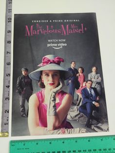 the marvelous master movie poster on a ruler