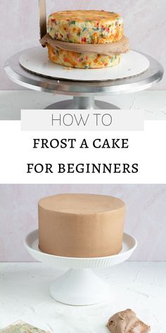 how to frost a cake for beginners