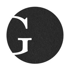 a black circle with the letter g in it