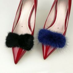 Please note this item is for one pair of shoe clips only and not include other accessories.  1 Pair Mink Fur Pompom Shoe Clips Fluffy Ornament Heels Boots Charms Chic Crafts Size: 4x8cm / 1.6x3.1in  Color: 5 colors  Material: mink fur  SKU: 915-420  NN Happy shopping. Thanks! Feather Shoes, Womens Shoe, Heels Boots, Shoe Clips, Mink Fur, Shoe Charms, Charm Jewelry, Christian Louboutin Pumps, Decor Diy