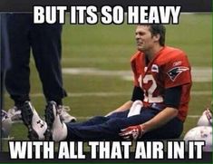 a football player sitting on the ground with his foot up and an empty thought bubble above him