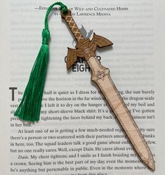 This wood bookmark is designed to securely mark your page, keeping your spot in your favorite book while adding a touch of sophistication. What sets the personalized bookmark apart is the ability to customize it with a name or a special message. This personalization adds a personal touch and makes it a cherished keepsake or a thoughtful gift for birthdays, holidays, or any special occasion. SPECIFICATIONS: ✦Material: Basswood Plywood ✦Size      Height: 5.5'' / 140mm      Width: 1.5'' / 41 mm Zoro Bookmark, Legend Of Zelda Gift Ideas, Lotr Bookmark, Gifts For Zelda Fans, Zelda Bookmark, Wood Bookmark, Dragon Scale, Sarasota Fl, Bookmarks Handmade