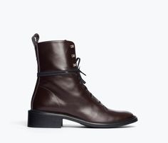 ROSS LACE-UP BOOT | FREDA SALVADOR Freda Salvador, Sandals For Sale, Flat Sneakers, Sneaker Heels, Heeled Loafers, Boots For Sale, Leather Care, Lace Up Boots, Calf Leather