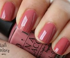 Mauve Nail Polish Nail Colours, Opi Nail Polish, Colorful Nail Designs, Pink Nail, Opi Nails, Nail Polish Colors, Nail Color