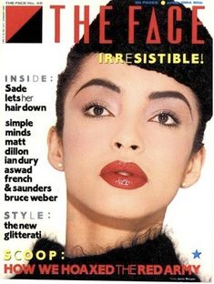 a magazine cover with a woman's face on it