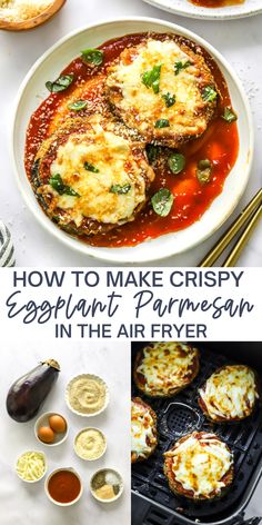 how to make crispy eggplant parmesan in the air fryer