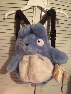 Plush Backpack Outfit, Plushies Backpack, Plushie Backpack, Anime Studio Ghibli, Backpack Plush, Studio Ghibli My Neighbor Totoro, Ghibli My Neighbor Totoro, Totoro Plush