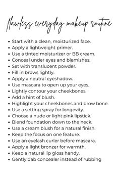 #makeuptips #makeupforbeginners #flawlessmakeup #makeuproutine #tipsandtricksforgirls Makeup Routine Journal, Makeup Rules Tips, My Daily Makeup Routine, Makeup Artist Tips And Tricks, Cinnamon Girl Makeup Tutorial, Light Pink Lipstick, Fill In Brows, Everyday Makeup Routine, Neutral Eyeshadow