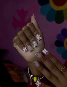 Nails Acrylic Duck Short, Square Nails Ideas Christmas, Exotic Nails Short, Birthday Nails Extra, Bow Nails, Holloween Nails, Nails Dip, Tapered Square Nails