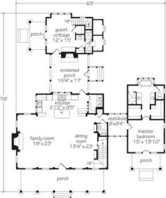 the floor plan for this house