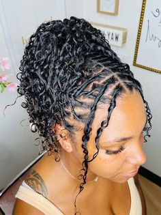 19 Two-Strand Twist Locs Hairstyles: Stunning and Unique Styles for Women | LooksNiceOnMe Two Stand Starter Locs, Starter Locs With Curly Ends, Starter Locs Styles Comb Coil, Twist Locs Hairstyles, Two Strand Twist Locs Styles For Women, Starter Loc Sizes, 2 Strand Twist Starter Locs, Starter Locs Two Strand Twist, Loc Styles Medium Updo Women