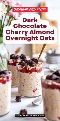 Wake up to the deliciousness of dark chocolate cherry almond overnight oats! 🍒🍫🌟 This easy recipe is perfect for a quick breakfast that doesn’t compromise on taste. Nutritious and satisfying, it's a delightful way to start your day. Save this pin for your breakfast must-tries! 📌💖 Joy Bauer Recipes, Joy Bauer, Chocolate Breakfast, Vegetarian Breakfast Recipes