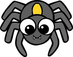 a cartoon spider with big eyes