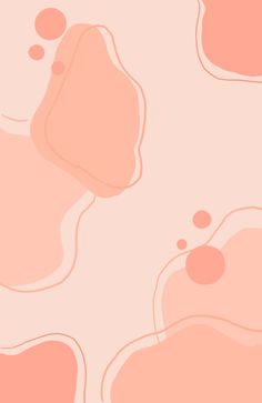 an abstract pink background with circles and dots in the shape of shapes on top of each other