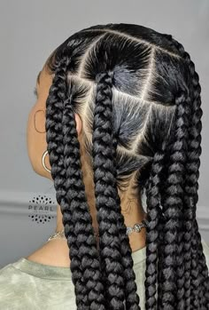 Two Braids Added Hair, Braided Cornrow Hairstyles