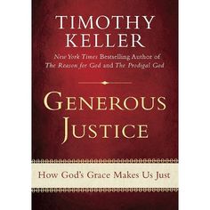 a book cover with the title generous justice