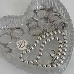 Silver Aesthetic, Silver Jewlery, Rings And Bracelets