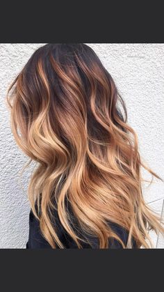 Light Brown Hair With Highlights Honey, Auburn Hair With Blonde Balayage, Blonde And Auburn Highlights, Reverse Balayage Brunette, Warm Copper Balayage Brunette, Summer Copper Hair, Caramel Bayalage, Warm Caramel Balayage Honey, Caramel Ombre Hair