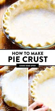 how to make pie crust in a pie pan