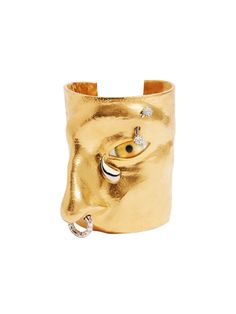 Pierced Visage Cuff Bracelet Schiaparelli Jewelry, Lip Cuffs, Small Leather Accessories, Design Your Own Shoes, Brand Stylist, Elsa Schiaparelli, Stylish Celebrities, Fashion World, Pearl Drop Earrings